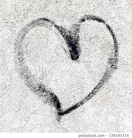 Heart Drawn in Sand 139145314