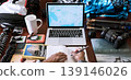 work on typewriter 139146026