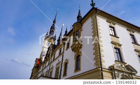 View of the town hall of the czech city Olomouc. View of the town hall of the czech city Olomouc. 139146032