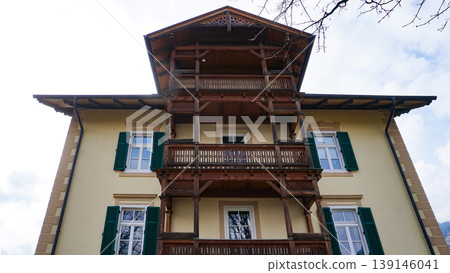 Alpine landscape at Lake Achensee, Pertisau, Eben am Achensee, Tyrol, Austria 139146041