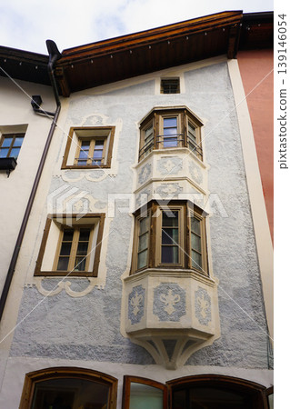 Facades of historical city center of Vipiteno Sterzing, in South Tyrol Facades of historical city center of Vipiteno Sterzing, in South Tyrol 139146054