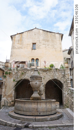 Traditional old stone houses on a street in the medieval town of Saint Paul de Vence, French Riviera, South of France Traditional old stone houses on a street in the medieval town of Saint Paul de Vence, French Riviera, South of France 139146106