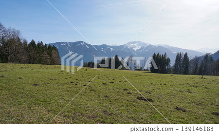 Alpine landscape at Lake Achensee, Pertisau, Eben am Achensee, Tyrol, Austria 139146183