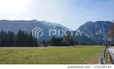 Alpine landscape at Lake Achensee, Pertisau, Eben am Achensee, Tyrol, Austria 139146184