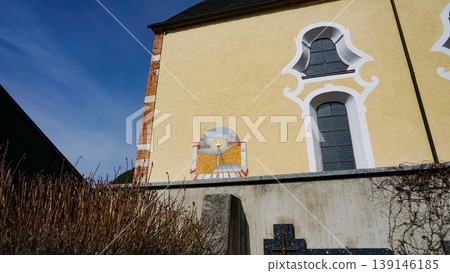 Parish Church of Eben am Achensee and summer landscape shot at Lake Achensee, Pertisau, Eben am Achensee, Tyrol, Austria 139146185