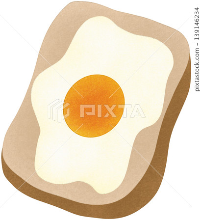 toast with egg toast with egg 139146234