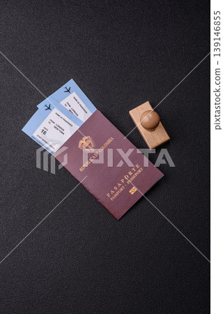 Colombia passport, visa for international travel and vacation. Colombian passport 139146855