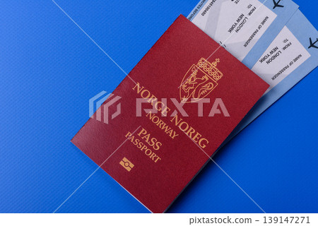 Norway passport, Norwegian visa for international travel and vacation. Norwegian passport 139147271
