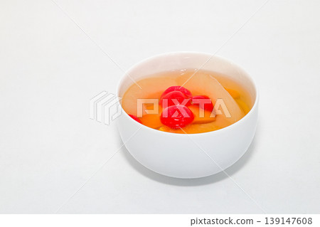 Mixed preserved Fruit in white blow, sweet ,desert isolated on white background. Mixed preserved Fruit in white blow, sweet ,desert isolated on white background. 139147608
