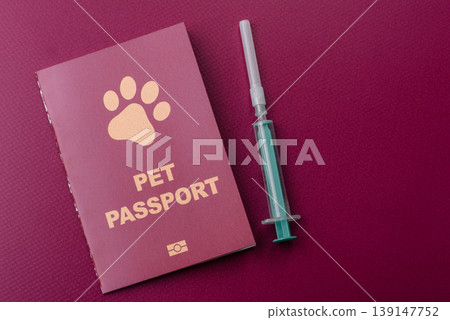A pet passport is a document for a cat, dog, or other animal. A pet passport 139147752