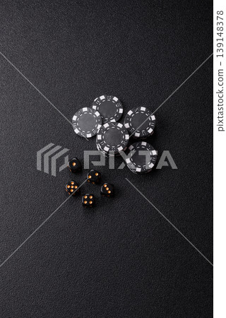 Poker is a casino game played with dice and chips. Five dice poker Poker is a casino game played with dice and chips. Five dice poker 139148378