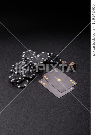 Craps is a casino game played with two dice and chips. Craps with two dice Craps is a casino game played with two dice and chips. Craps with two dice 139148400
