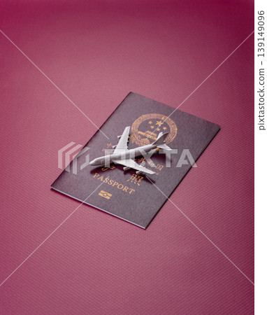 China, Chinese passport with money and flight tickets. Chinese passport China, Chinese passport with money and flight tickets. Chinese passport 139149096