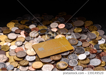 A credit card for contactless cashless payments via a terminal or online. A credit card A credit card for contactless cashless payments via a terminal or online. A credit card 139149520