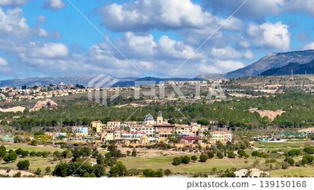 Stunning Scenic View of the Beautiful Mediterranean Landscape Featuring Historical Architecture Stunning Scenic View of the Beautiful Mediterranean Landscape Featuring Historical Architecture 139150168