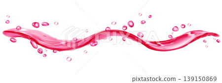 Transparent water splash with drops Transparent water splash with drops 139150869