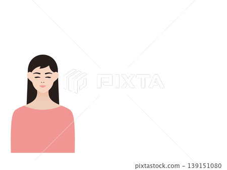 Vector illustration of a smiling woman Vector illustration of a smiling woman 139151080