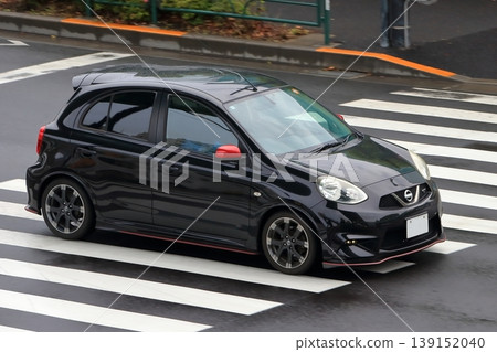 Black domestic sports car 139152040