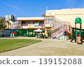 Kindergarten building and playground 139152088