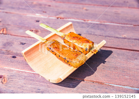 Miso dengaku (konjac and tofu) Miso dengaku (konjac and tofu) 139152145