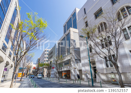 Retro streetscape of the former Kobe settlement 139152557