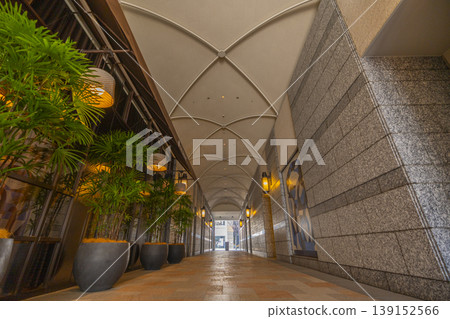 Retro streetscape of the former Kobe settlement 139152566