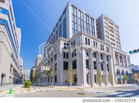 Retro streetscape of the former Kobe settlement 139152578