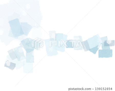 A background material featuring a geometric pattern with a soft, bubble-like, blurred light blue gradient. 139152854