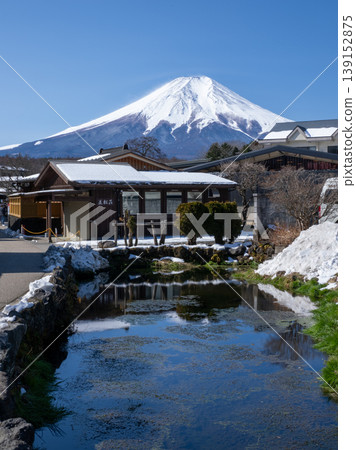 The townscape of Oshino as seen from Oshino Hakkai The townscape of Oshino as seen from Oshino Hakkai 139152875