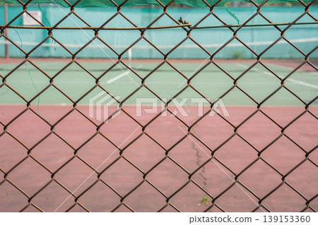 landscape with fence 139153360