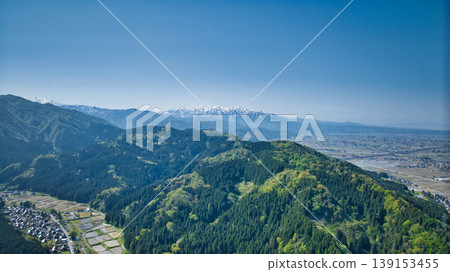 從富山縣旭町笹川地區眺望的景色。 從富山縣旭町笹川地區眺望的景色。 139153455