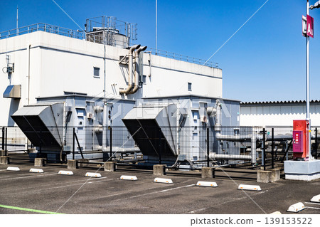 Smoke exhaust fan on the roof Smoke exhaust fan on the roof 139153522