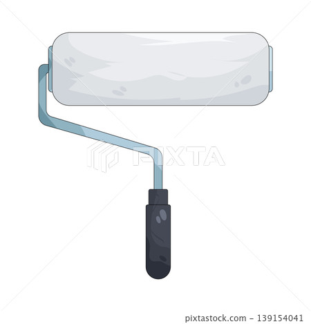 Illustration of paint roller Illustration of paint roller 139154041