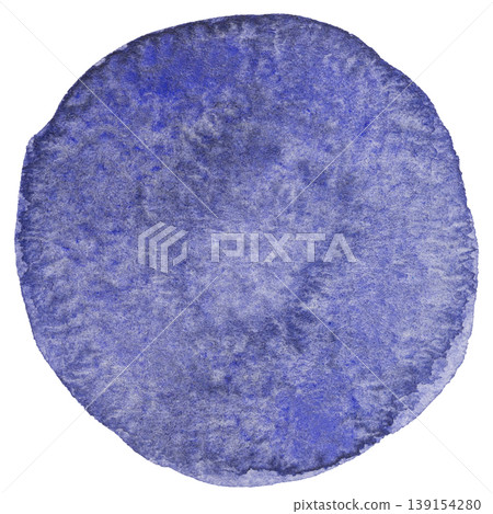 Watercolor Texture Circle Shape Elements. Watercolor Texture Circle Shape Elements. 139154280