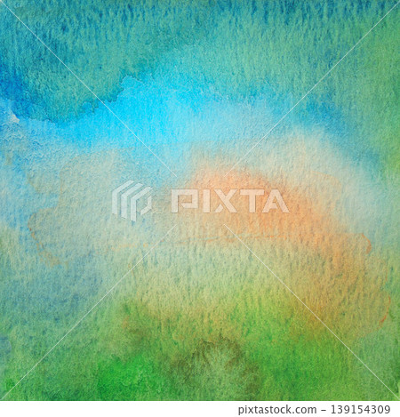 Abstract colorful watercolor background and texture for illustration design. Abstract colorful watercolor background and texture for illustration design. 139154309