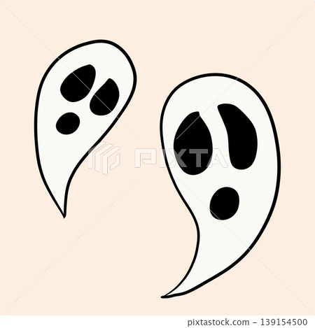 Hand Drawn Happy Halloween Doodle Elements. Hand Drawn Happy Halloween Doodle Elements. 139154500