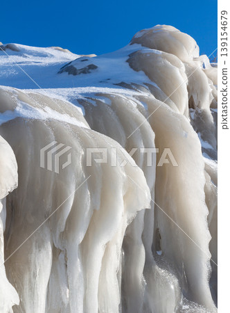 Icicles on the rocks Icicles on the rocks 139154679