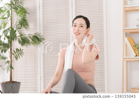 體育運動的女性 139155043