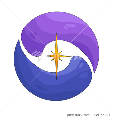 Illustration of star Illustration of star 139155084