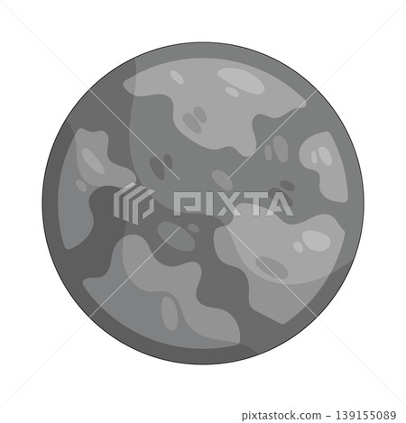 Illustration of moon 139155089