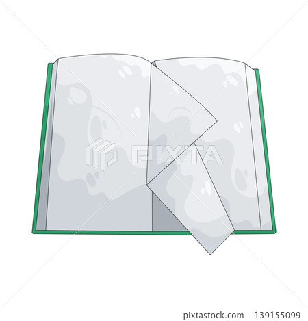 Illustration of open book 139155099