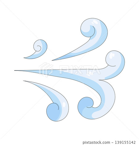 Illustration of wind Illustration of wind 139155142