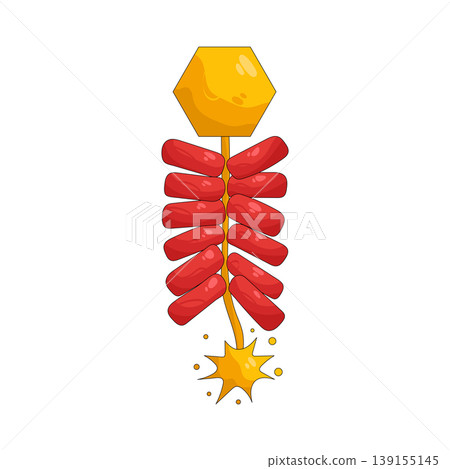 Illustration of firecrackers Illustration of firecrackers 139155145