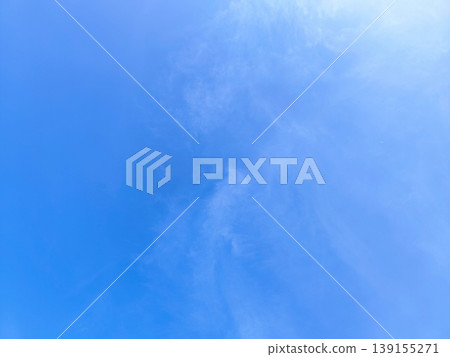clear blue sky with few clouds clear blue sky with few clouds 139155271