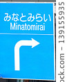 Scenery with a road sign 139155935