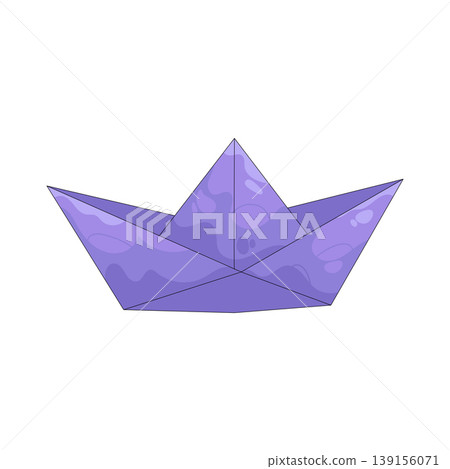 Illustration of paper boat Illustration of paper boat 139156071