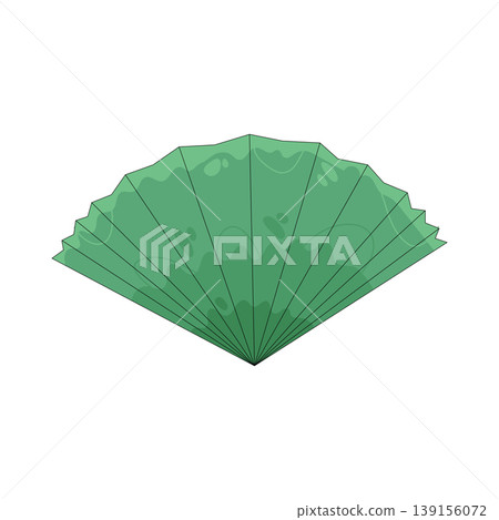 Illustration of paper fan 139156072