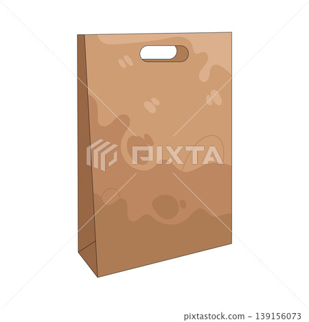Illustration of paper bag 139156073