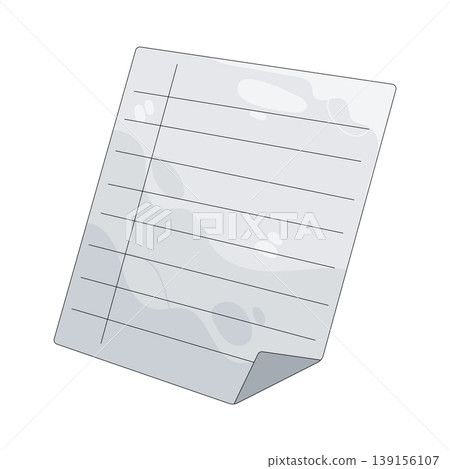 Illustration of paper Illustration of paper 139156107