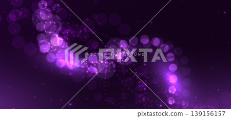 Abstract futuristic background featuring glowing sparkling particles. Abstract futuristic background featuring glowing sparkling particles. 139156157